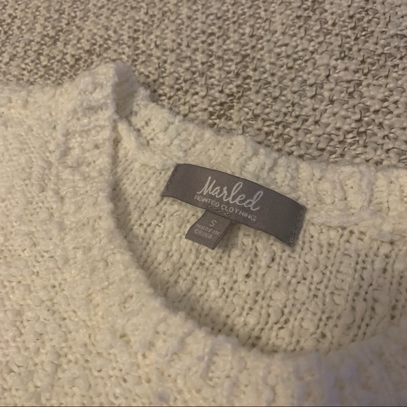 Marled by Reunited White Pullover Sweater - Picture 4 of 9